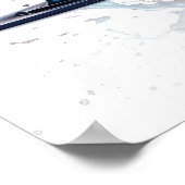 Colorful Water Splash Abstract Art Poster (Hoek)