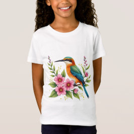 Colorful Watercolor Bird T-Shirt
