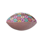 Colorful Watercolor Donuts with Sprinkles Pattern American Football (Gedraaid 90)
