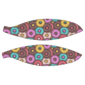 Colorful Watercolor Donuts with Sprinkles Pattern Basketbal (Panelen)