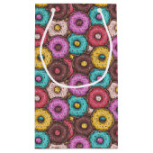Colorful Watercolor Donuts with Sprinkles Pattern Klein Cadeauzakje (Achterkant)