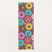 Colorful Watercolor Donuts with Sprinkles Pattern Yogamat (Voorkant)