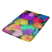 Colorful watercolor print badmat (Gekanteld)