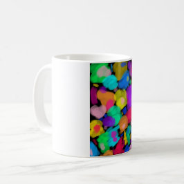Colorful watercolor print koffiemok