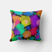 Colorful watercolor print kussen (Achterkant)