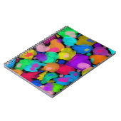 Colorful watercolor print notitieboek (Linkerzijde)