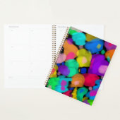 Colorful watercolor print planner (Display)