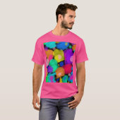 Colorful watercolor print t-shirt (Voorkant volledig)