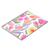 Colorful Watercolor Wildflowers | Hand Painted Notitieboek (Linkerzijde)