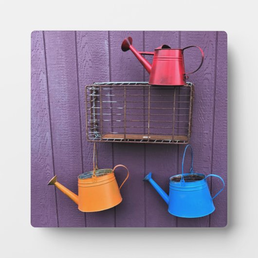 Colorful Watering Cans Fotoplaat (Voorkant)