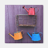 Colorful Watering Cans Magneet (Voorkant)