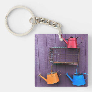 Colorful Watering Cans Sleutelhanger