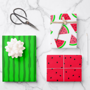 Colorful Watermelon Inpakpapier Vel