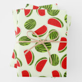 Colorful Watermelon Summer Fruit Pattern Inpakpapier Vel (In situ)