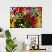 Colorful Waters Abstracte fotografie Poster (Thuiskantoor)