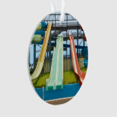 Colorful Waterslides Ornament (voorkant)
