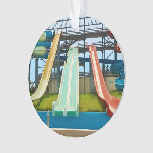 Colorful Waterslides Ornament (voorkant)