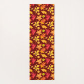 Colorful Waterverf Autumn Leaves Yogamat (Achterkant)