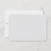 Colorful Waterverf Bouquet Wedding RSVP (Achterkant)