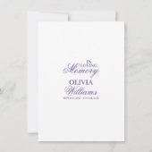 Colorful Waterverf Butterfly Celebration of Life Kaart (Achterkant)