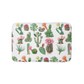 Colorful Waterverf Cactus & Succulents Flowers Badmat (Voorkant)