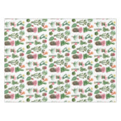 Colorful Waterverf Cactus & Succulents Flowers Tafelkleed (Voorkant (Horizontaal))