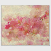 Colorful Waterverf Cherry Blossom Abstract Cadeaupapier (Vlak)