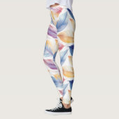 Colorful Waterverf Feathers Leggings (Links)