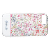 Colorful Waterverf Flower Pattern Case-Mate iPhone Case (Achterkant (Horizontaal))