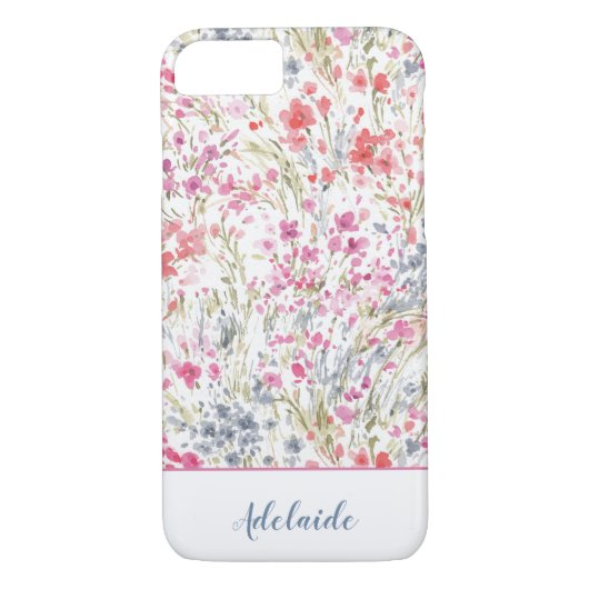Colorful Waterverf Flower Pattern Case-Mate iPhone Case (Achterkant)