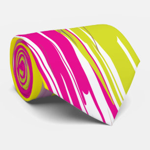 Colorful Waterverf Grunge Texture Pattern Stropdas