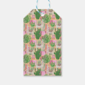 Colorful Waterverf Llama Pattern Cadeaulabel (Achterkant)