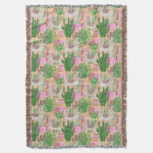 Colorful Waterverf Llama Pattern Deken
