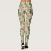 Colorful Waterverf Llama Pattern Leggings (Achterkant)