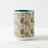 Colorful Waterverf Llama Pattern Mok (Midden)