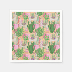 Colorful Waterverf Llama Pattern Servet