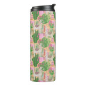 Colorful Waterverf Llama Pattern Thermosbeker (Gedraaid links)