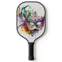 COLORFUL WATERVERF MARDI GRAS MASK