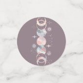 Colorful Waterverf Moons Confetti (Kleine voorkant)