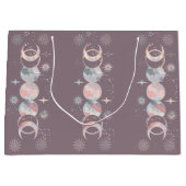 Colorful Waterverf Moons Groot Cadeauzakje (Voorkant)