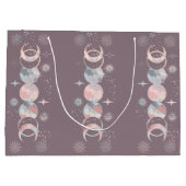 Colorful Waterverf Moons Groot Cadeauzakje (Achterkant)