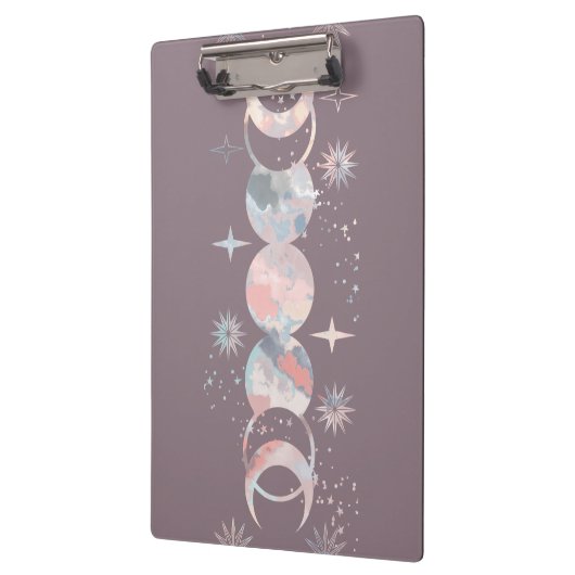 Colorful Waterverf Moons Klembord (Links)