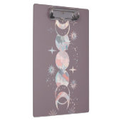 Colorful Waterverf Moons Klembord (Rechts)