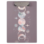 Colorful Waterverf Moons Klembord (Voorkant)