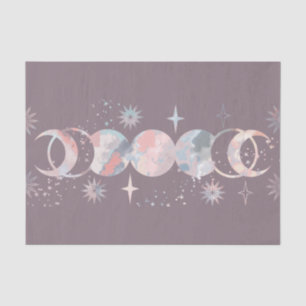 Colorful Waterverf Moons Tissuepapier