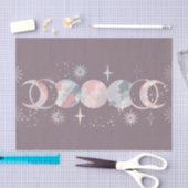 Colorful Waterverf Moons Tissuepapier (Craft)
