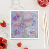 Colorful Waterverf Pansies Party Servet (Insitu)