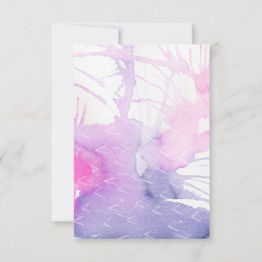 Colorful waterverf Pasen Kaart (Achterkant)