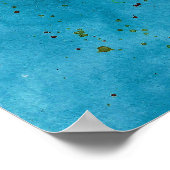 Colorful Waterverf Pear Illustration Poster (Hoek)