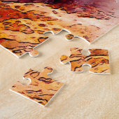 Colorful waterverf portret van Afrikaanse leeuw, Legpuzzel (Zijkant)